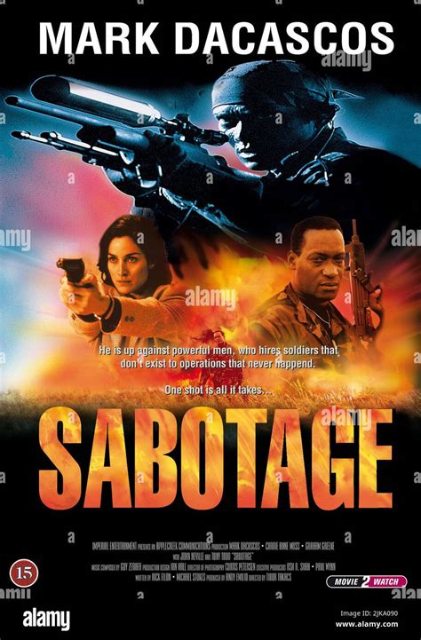 sabotage film poster  res stock photography  images alamy