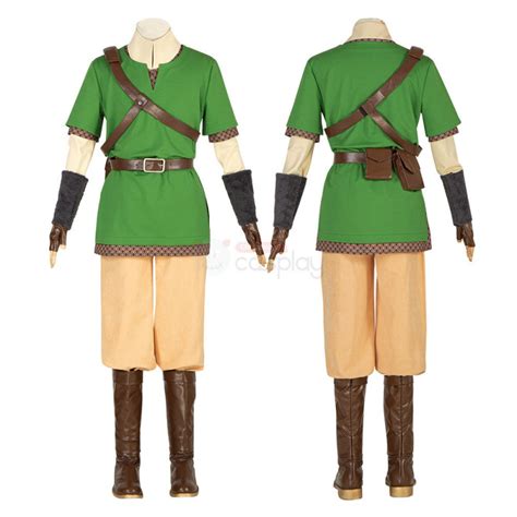 Link Costume The Legend Of Zelda Skyward Sword Cosplay Suit