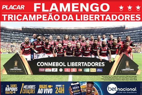 PLACAR lança pôster do Flamengo tricampeão da Libertadores Placar