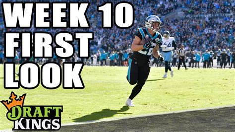 Draftkings Nfl Week 10 Picks First Look Lineup Nfl Dfs Picks Youtube