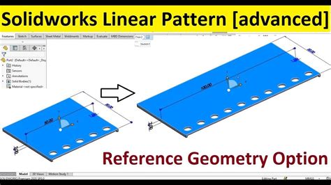 Solidworks Linear Pattern Up To Reference