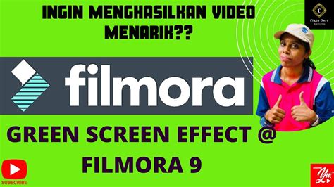 TUTORIAL GREEN SCREEN FILMORA 9 YouTube