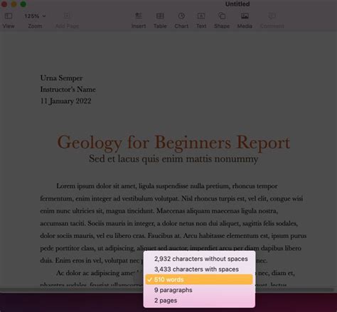 Como Mostrar A Contagem De Palavras No Pages No Iphone Ipad E Mac Br