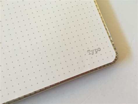 Typo Dot Grid Notebooks For Bullet Journaling Review Pros Cons