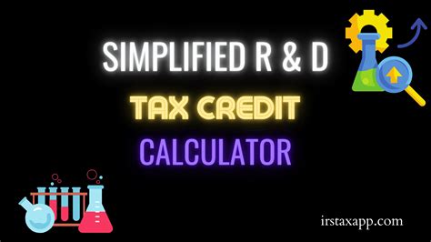 R&D Tax Credit Calculator