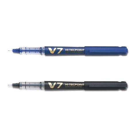 Buy Pilot V Hi Tecpoint Pen With Cartridge System Blue Black