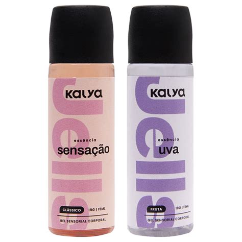 Gel Hot Duo Sensação E Uva Kalya Gall