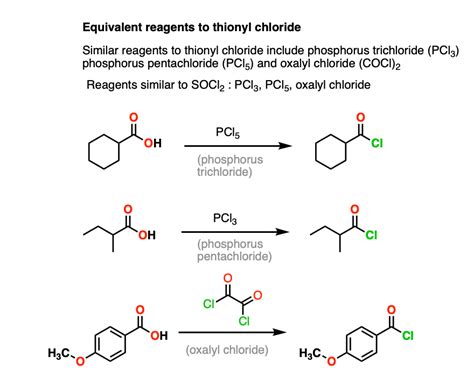 Thionyl Chloride Socl2 Master Organic Chemistry