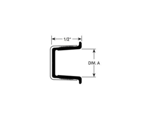 In X Ft Fry Reglet Clear Anodized Snap In Drywall Reveal Molding