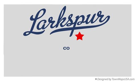 Map of Larkspur, CO, Colorado