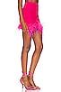 Lovers And Friends Emi Feather Mini Skirt In Hot Pink REVOLVE