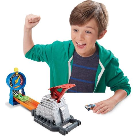 Hot Wheels dráha do kapsy CKJ09 Závodní rychloměr Maxíkovy hračky