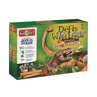 Jeu De Soci T Bioviva Le Grand Jeu D Fis Nature Dinosaures Jeu D