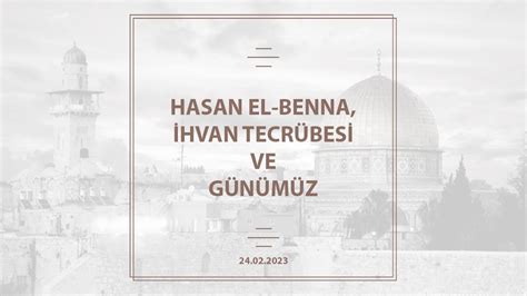 Hasan El Benna Hvan Tecr Bes Ve G N M Z Youtube