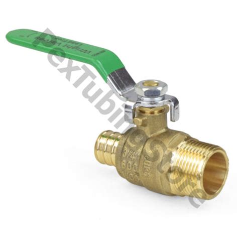 Pex Crimp X Male Threaded Lead Free Brass Ball Valves