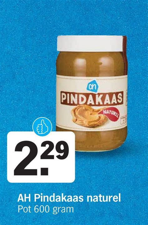 Ah Pindakaas Naturel Aanbieding Bij Albert Heijn