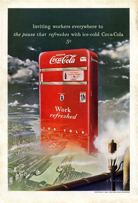 Vintage Coca Cola ad • 1948 | Coca cola vintage, Coca cola poster, Coca ...