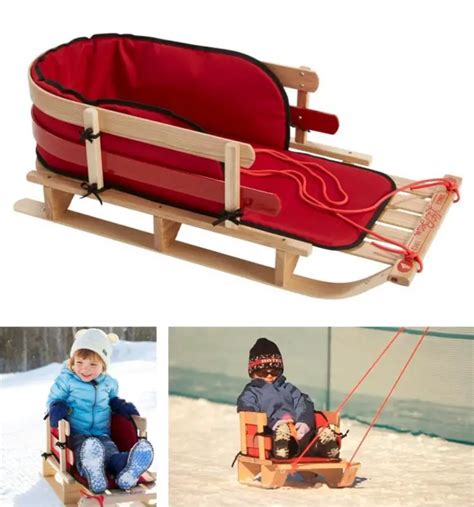 Top 8 Wooden Sleds For Kids Fun In The Snow | Oddblocks