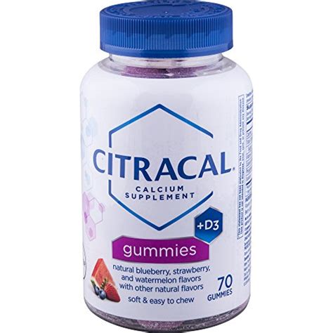 Citracal Calcium Gummies, 70 Count | Health nutrition market