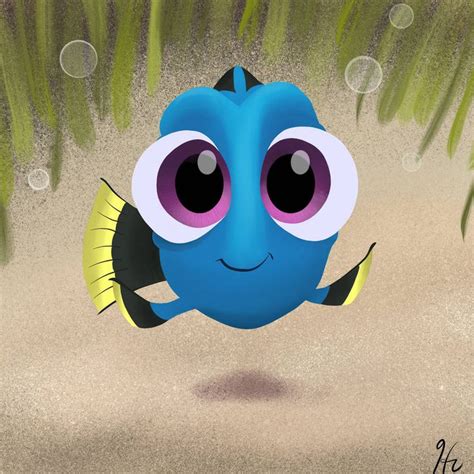 Disney Pixars Finding Dory Baby Dory Redraw By Deviantart