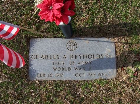 Charles Adolphus Reynolds Sr Homenaje De Find A Grave