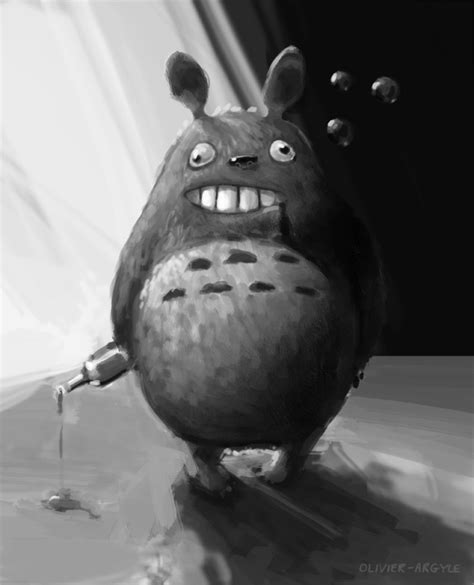 Drunk Totoro By Brainfruit On Deviantart