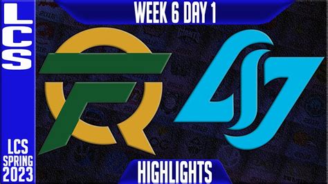 Fly Vs Clg Highlights Lcs Spring W D Flyquest Vs Counter