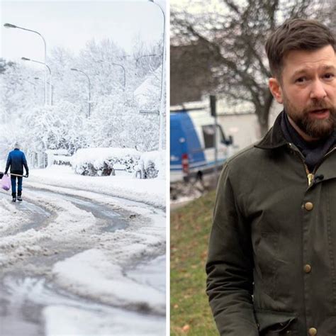 Bakslag För Våren Snön Kommer Till Skåne Svt Nyheter