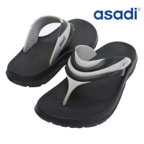 asadi slipper black mens fashion footwear flipflops