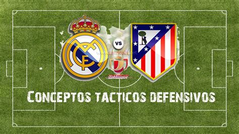 CONCEPTOS TÁCTICOS DEFENSIVOS Real Madrid Vs Atlético Madrid YouTube