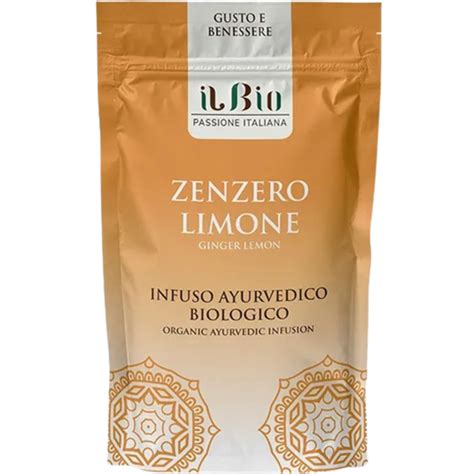 Infusion Ayurvédique Bio Citron Gingembre 40 g ilBio VitalAbo