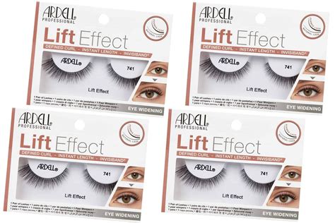 Ardell Lift Effect False Strip Lashes 741 4 Pack Enhance Your Look