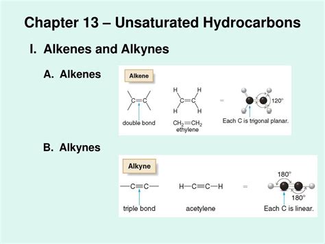 PPT Chapter 13 Unsaturated Hydrocarbons PowerPoint Presentation Free