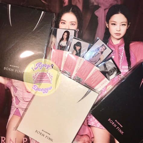 Jual Blackpink 2nd Album Born Pink Box Poster Ktown Pink Venom