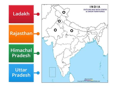 Recap Of Map Of India Diagrama Con Etiquetas