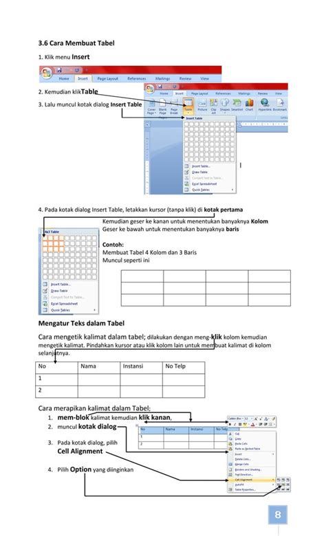 Latihan Dasar Pemula Ms Word 2007pdf