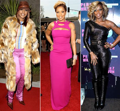 Mary J Blige S Fashion Evolution