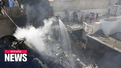 Pakistani Airliner Crashes In Karachi Killing At Least 76 People Video Dailymotion