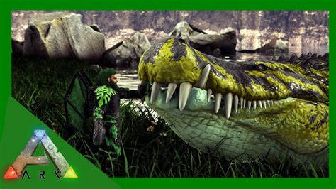 Taming A Deinosuchus Was Easy Modded Ark Survival Evolved Amissa [ep