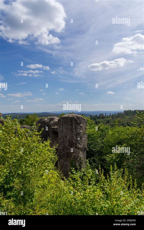 Ancient Castle Ruin Called Greifenstein In The Same Called German