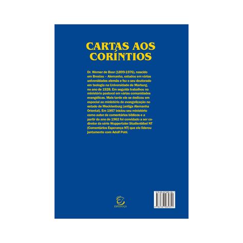 Cartas Aos Cor Ntios