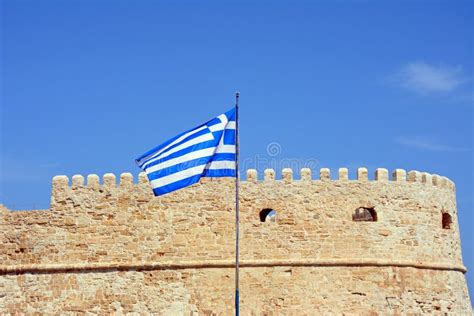 Bandera del Creta imagen de archivo. Imagen de turismo - 123554527