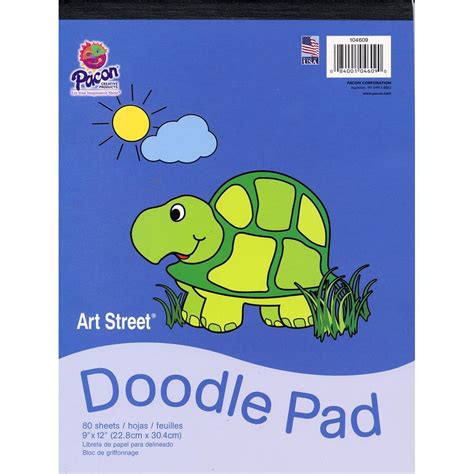 Art Street Doodle Pad 9x12" 80-Sheet Pad