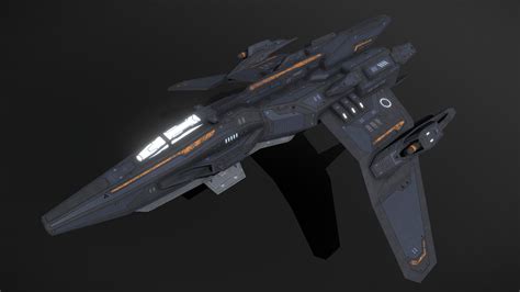 Scifi Fighter Thunderhawk - Buy Royalty Free 3D model by MSGDI [f1f1dbb ...