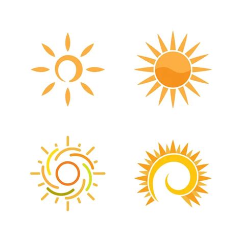 Spiral Sun Logo Vector Images Depositphotos