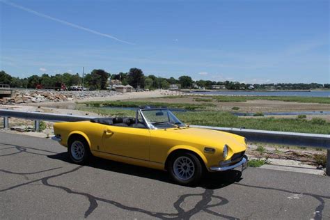 Stunning Yellow Fiat Spider For Sale