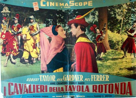 I CAVALIERI DELLA TAVOLA ROTONDA MOVIE POSTER KNIGHTS OF THE ROUND