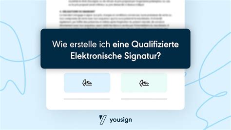 Wie Erstelle Ich Eine Qualifizierte Elektronische Signatur Youtube