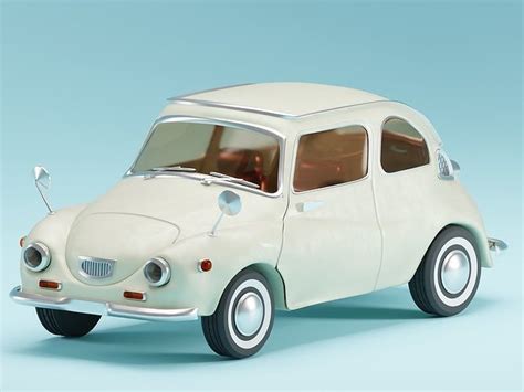 Subaru 360 Custom 3D model | CGTrader