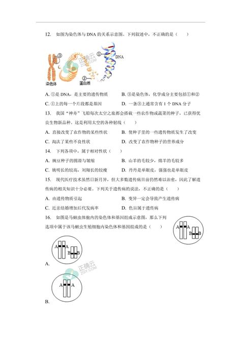 山东省烟台市海阳市（五四制）2022 2023学年八年级下学期期中检测生物试卷正确云资源